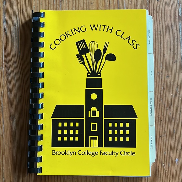 Cooking with Class Brooklyn College Faculty Cookbook Vintage 1991 - Picture 1 of 11